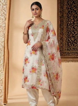 Gul-E-Zareen Pure Organza Suit Set